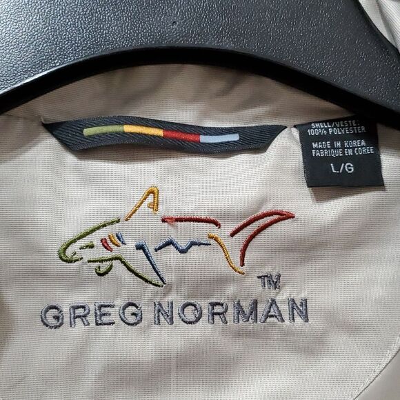 GREG NORMAN, Men's 1/4 Zip Pull-Over Golf Jacket/Windbreaker,  Size Large, NWOT - Picture 4 of 9